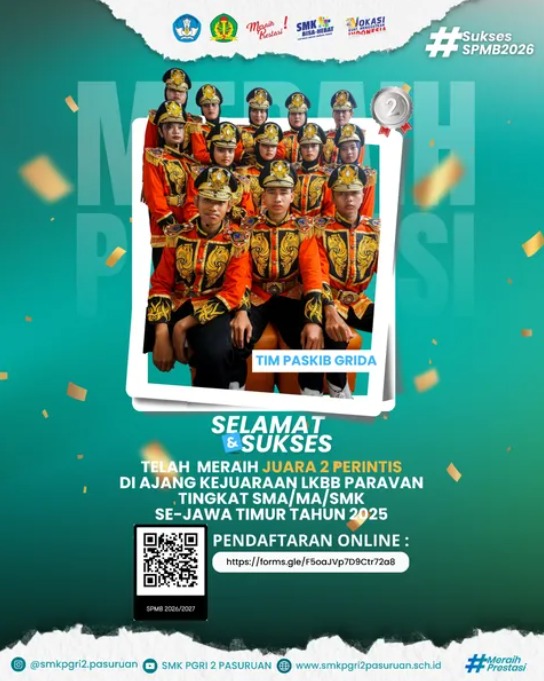 Juara 2 Perintis - Kejuaraan LKBB Paravan Tingkat SMA/MA/SMK se-JaWA Timur Tahun 2025