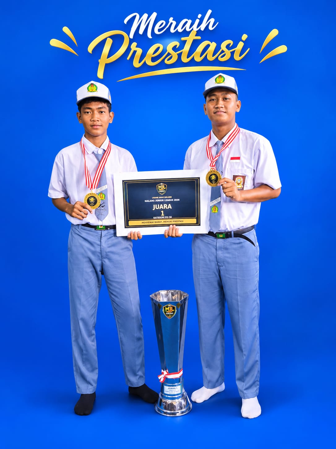 DUA SISWA SMK PGRI 2 PASURUAN RAIH JUARA 1 MALANG JUNIOR LEAGUE 2026
